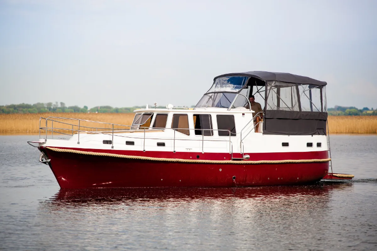 Exterior view of Nautiner 40.2 AFT, a Nautiner 40.2 AFT motorboat at Wilkasy, Poland