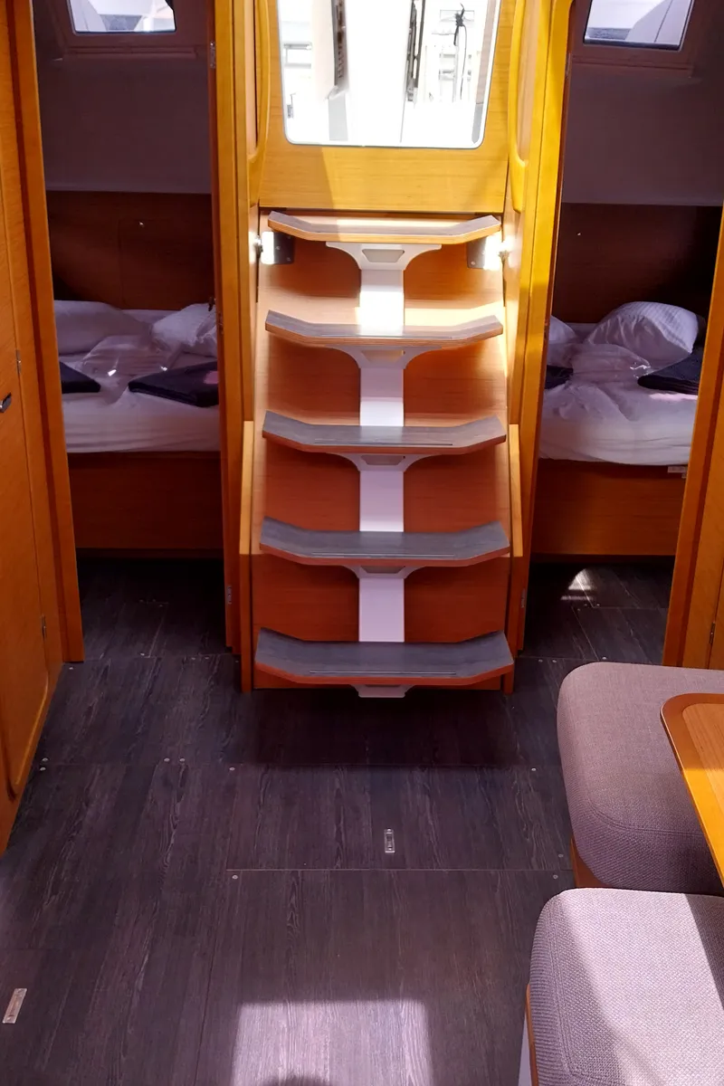 Cabin on Panagiotis, a Dufour 41 sailboat at Volos, Greece