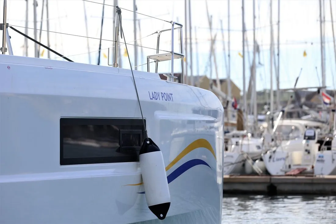 Lady Point, a Lagoon 46 catamaran at Split, Croatia