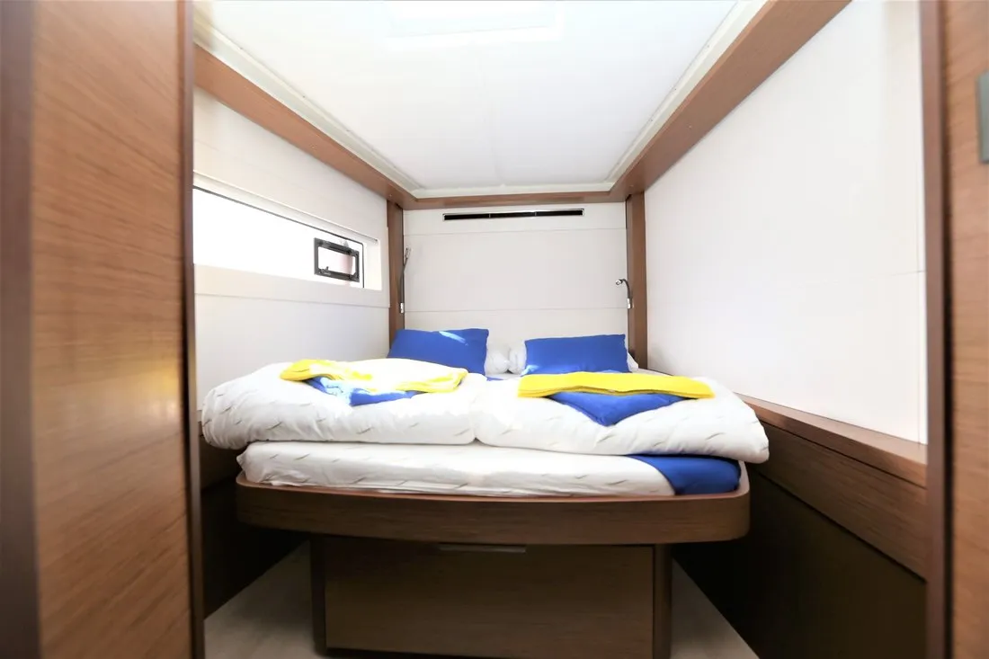 Cabin on Lady Point, a Lagoon 46 catamaran at Split, Croatia