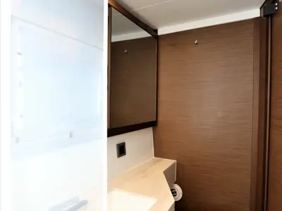 Galley of Lady Point, a Lagoon 46 catamaran at Split, Croatia
