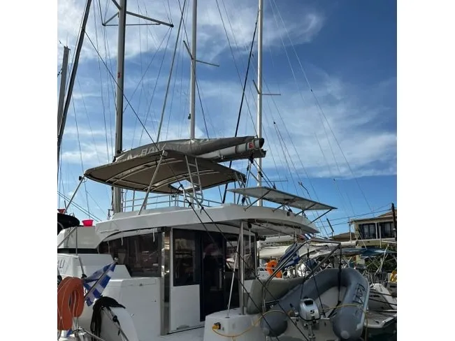 Exterior view of Bali Catspace, a Bali Catspace catamaran at Municipal Unit of Lefkada, Greece