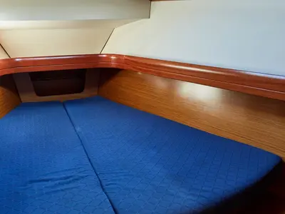 Cabin on Jeanneau Sun Odyssey 39i, a sailboat at Vigo, Spain