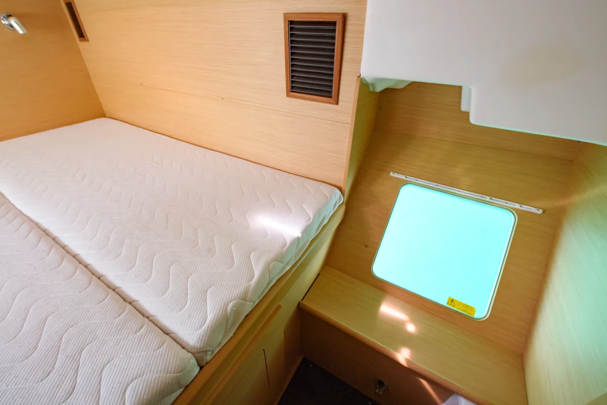 Cabin on Zen (Pax 10), a Lagoon 380 S2 catamaran at Municipal Unit of Lefkada, Greece