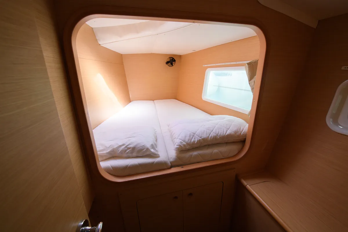 Cabin on Zen (Pax 10), a Lagoon 380 S2 catamaran at Municipal Unit of Lefkada, Greece