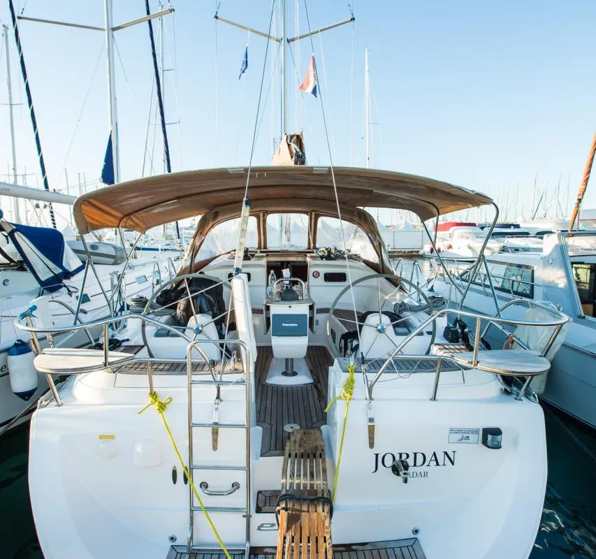 Jordan, a Elan 434 Impression sailboat at Grad Biograd na Moru, Croatia