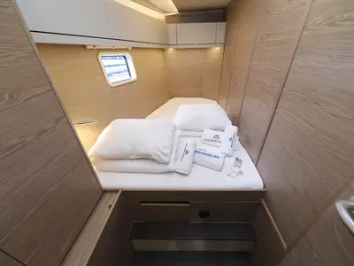 Cabin on Pegasus, a Hanse 508 sailboat at Grad Biograd na Moru, Croatia