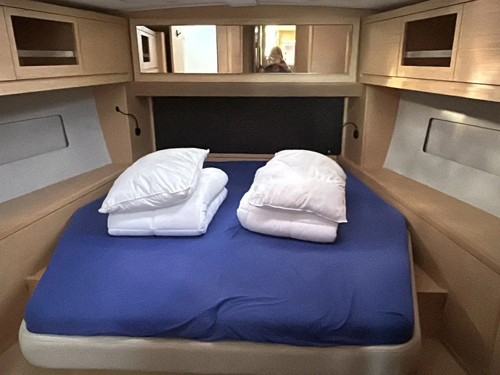 Cabin on AN, a Dufour 470 sailboat at es Jonquet, Spain