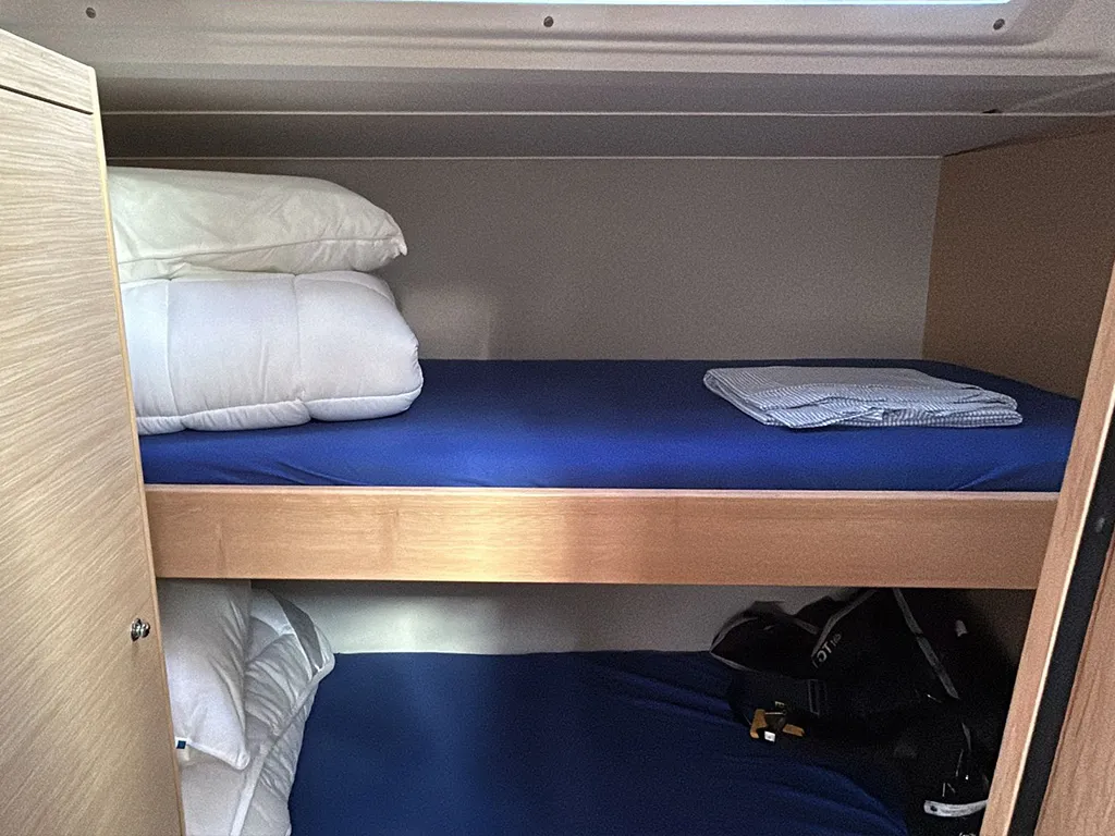 Cabin on AN, a Dufour 470 sailboat at es Jonquet, Spain