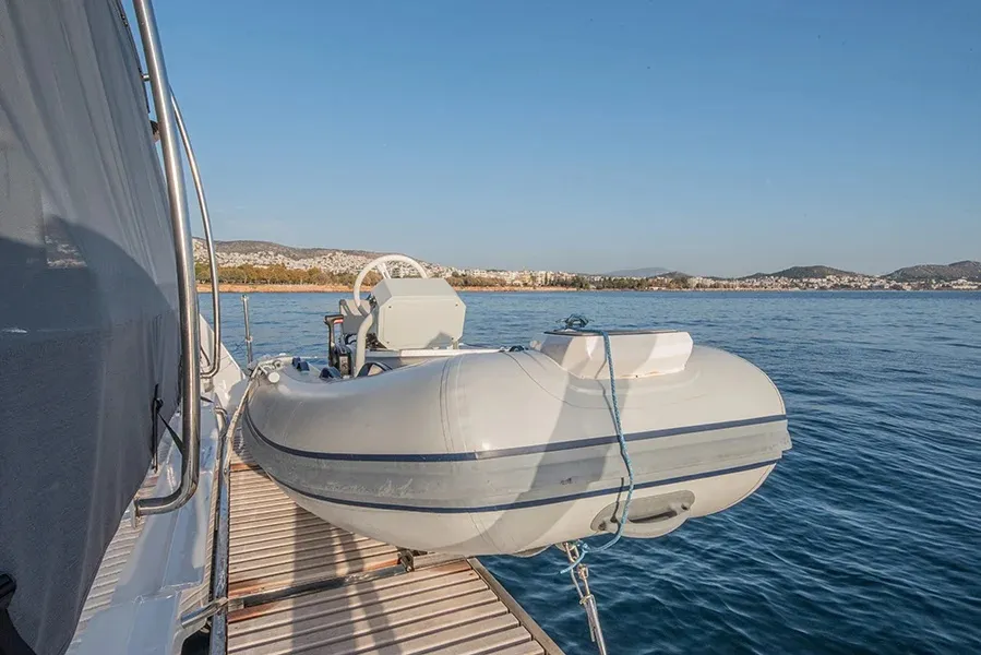 Nou Nou 1, a Fountaine Pajot Astréa 42 catamaran at Lavrion, Greece