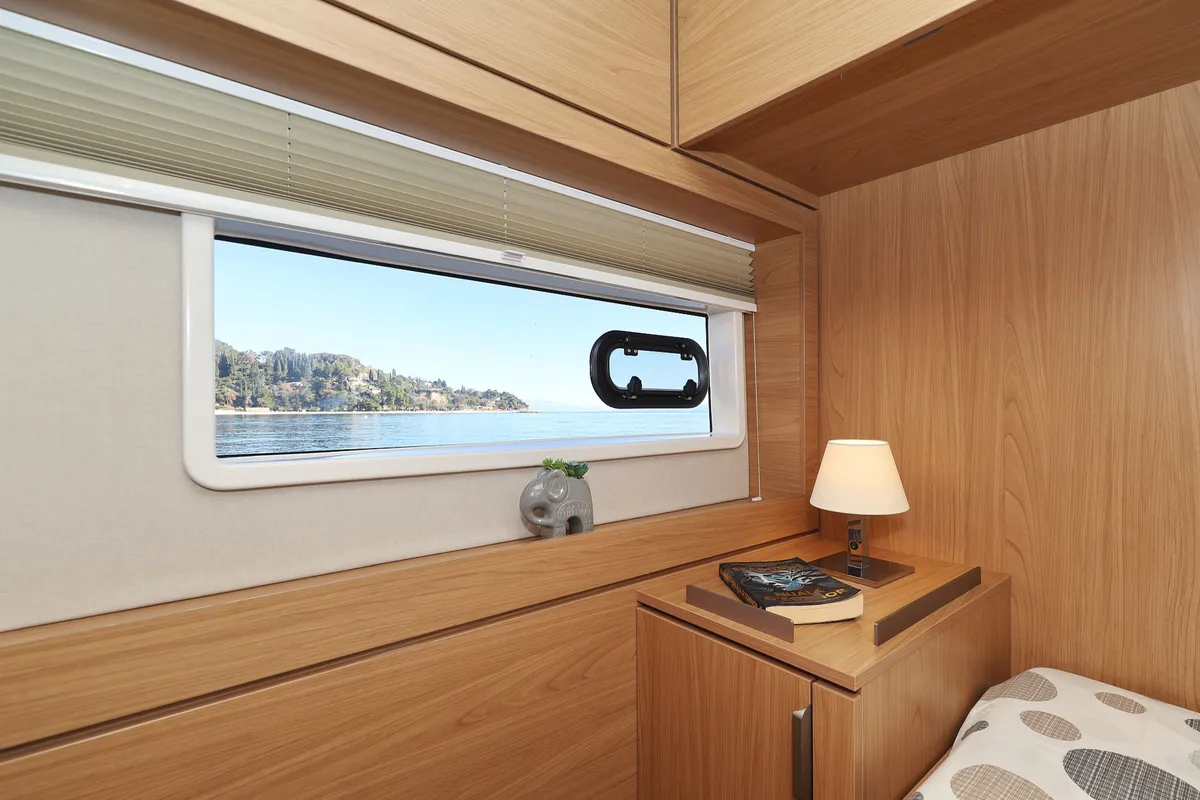 Cabin on Belle Amie, a Bali 4.6 catamaran at Općina Sukošan, Croatia