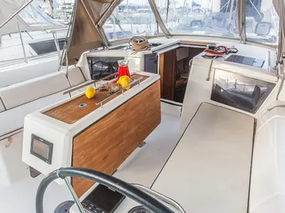 Sympathy Planet, a Dufour 390 GL sailboat at Palermo, Italy