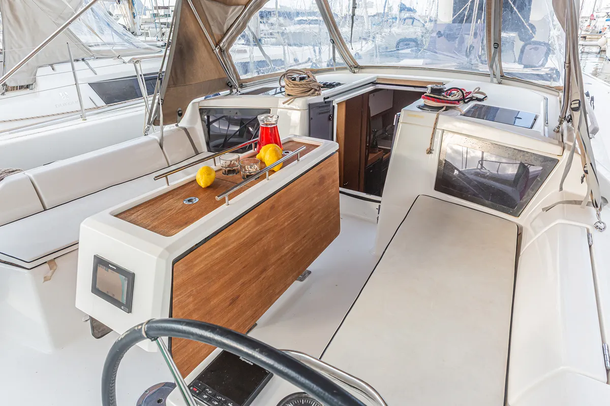 Sympathy Planet, a Dufour 390 GL sailboat at Palermo, Italy