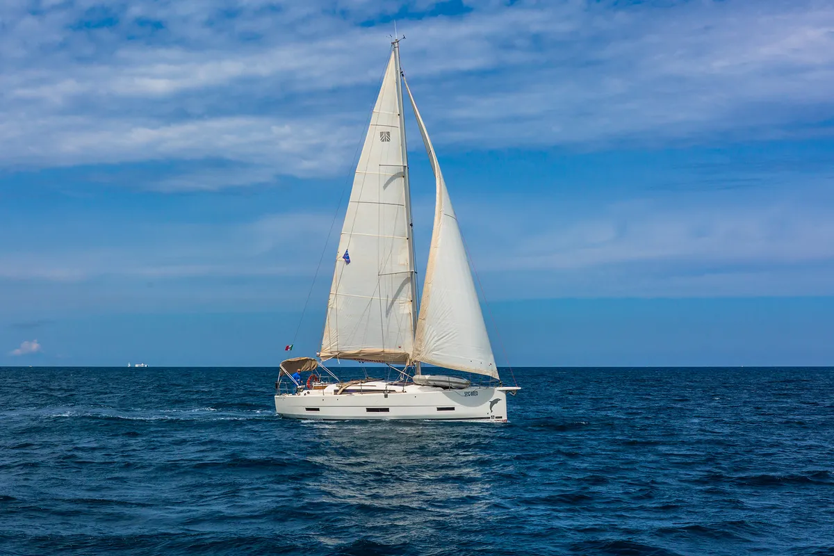 Sympathy Planet, a Dufour 390 GL sailboat at Palermo, Italy
