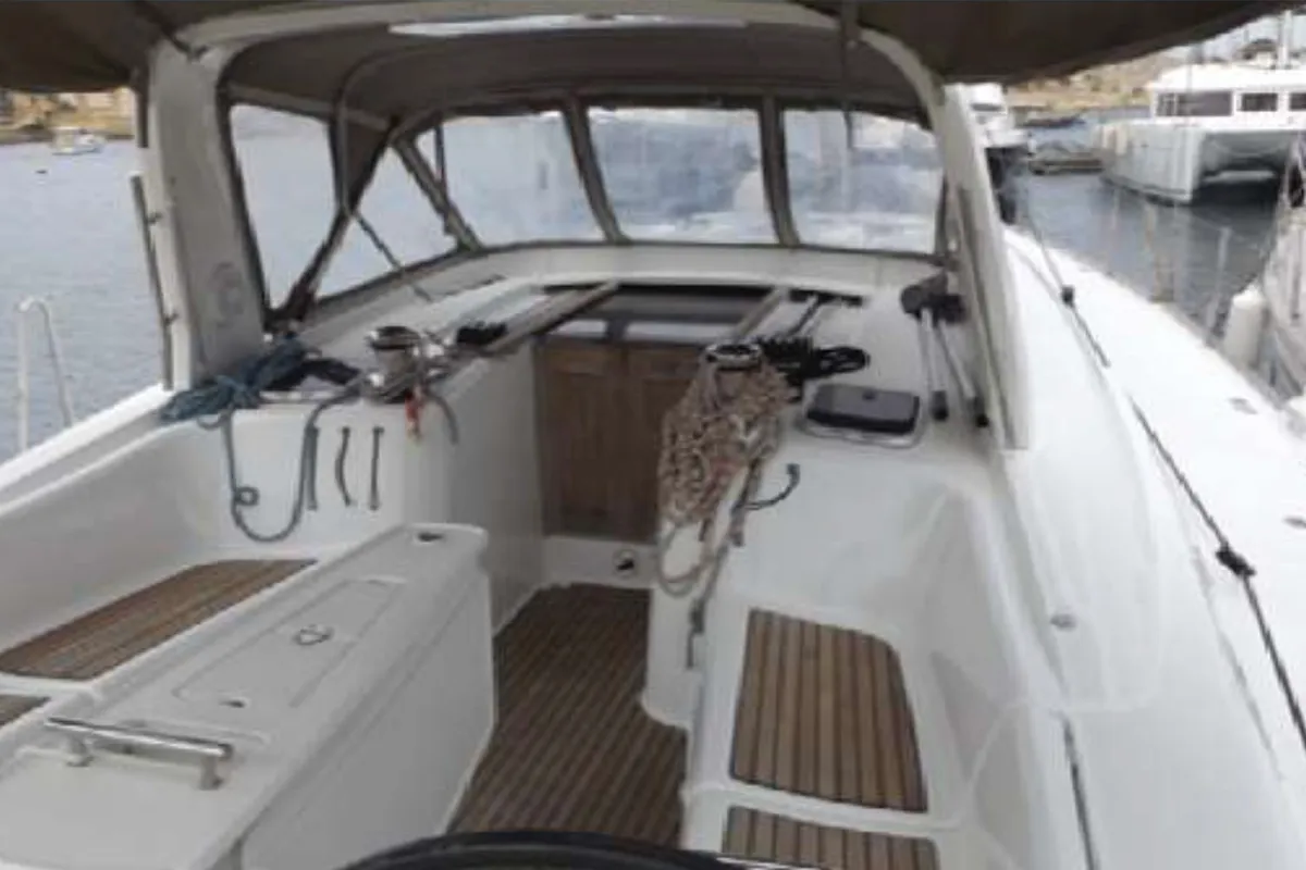 IN COMPLIANCE, a Beneteau Oceanis 50 sailboat at Kalkara, Malta