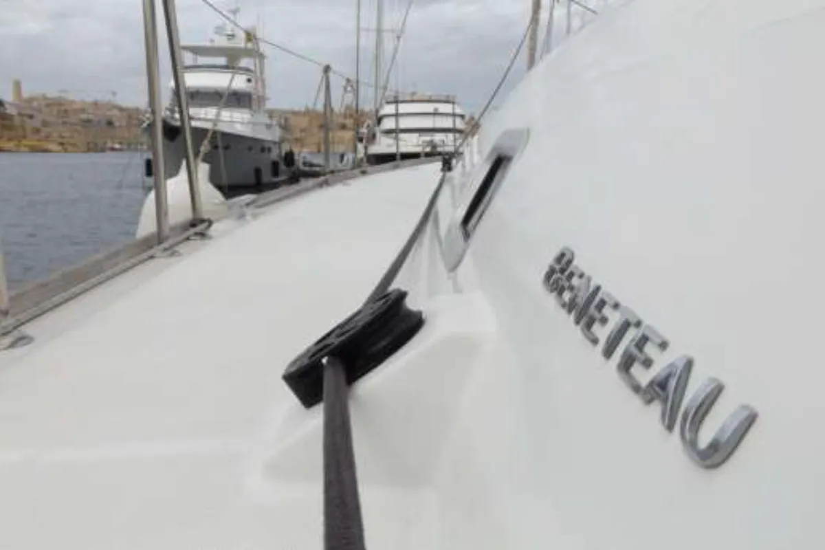 IN COMPLIANCE, a Beneteau Oceanis 50 sailboat at Kalkara, Malta