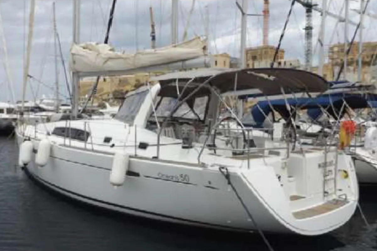 IN COMPLIANCE, a Beneteau Oceanis 50 sailboat at Kalkara, Malta