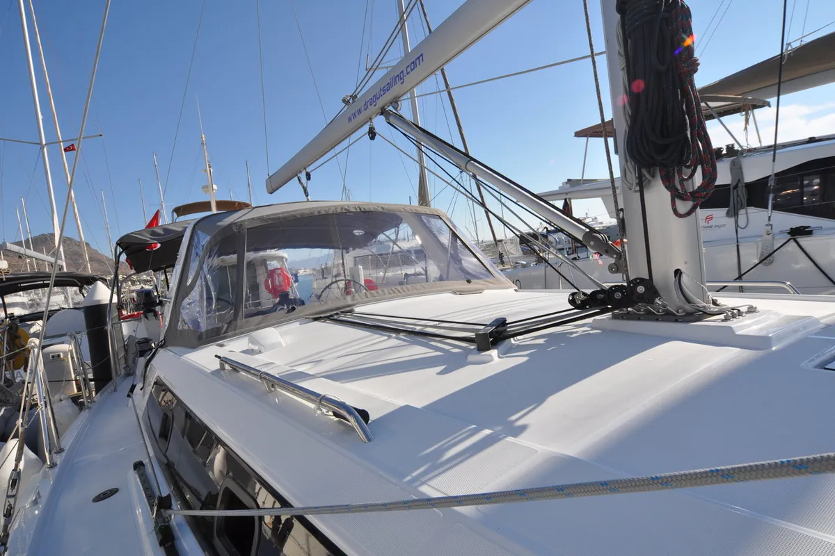 Dragut S, a Beneteau Oceanis 41.1 sailboat at Bodrum, Turkey