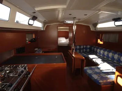 Dragut S, a Beneteau Oceanis 41.1 sailboat at Bodrum, Turkey