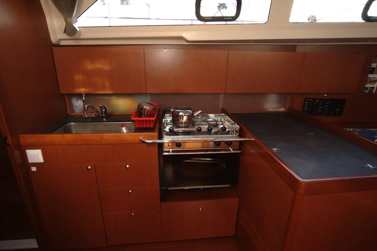 Dragut S, a Beneteau Oceanis 41.1 sailboat at Bodrum, Turkey