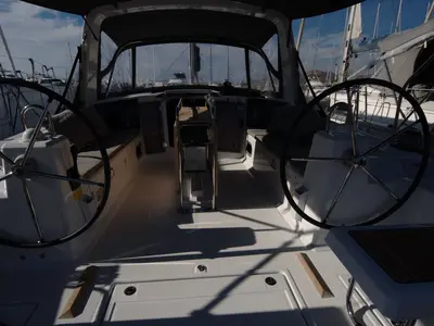 Dragut S, a Beneteau Oceanis 41.1 sailboat at Bodrum, Turkey