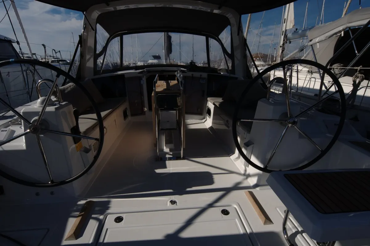 Dragut S, a Beneteau Oceanis 41.1 sailboat at Bodrum, Turkey