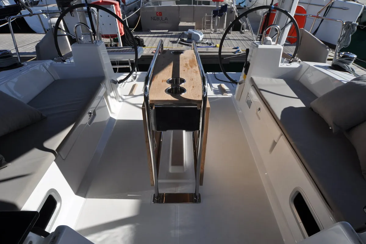 Dragut S, a Beneteau Oceanis 41.1 sailboat at Bodrum, Turkey