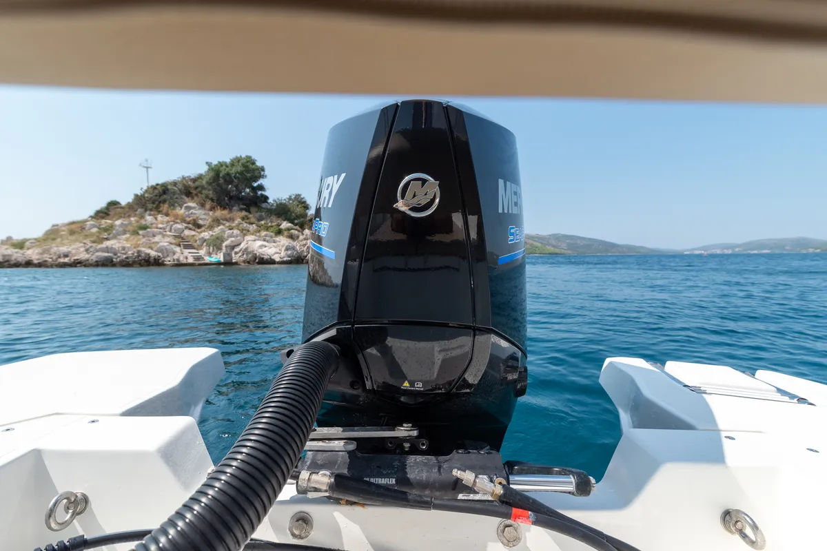 Marlin, a Marlin 790 Dynamic motorboat at Grad Trogir, Croatia