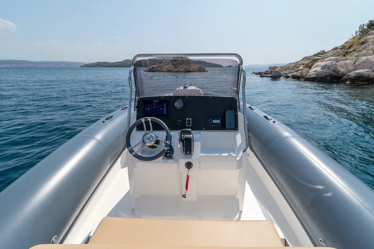 Marlin, a Marlin 790 Dynamic motorboat at Grad Trogir, Croatia