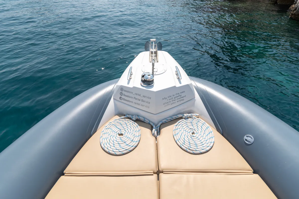 Marlin, a Marlin 790 Dynamic motorboat at Grad Trogir, Croatia