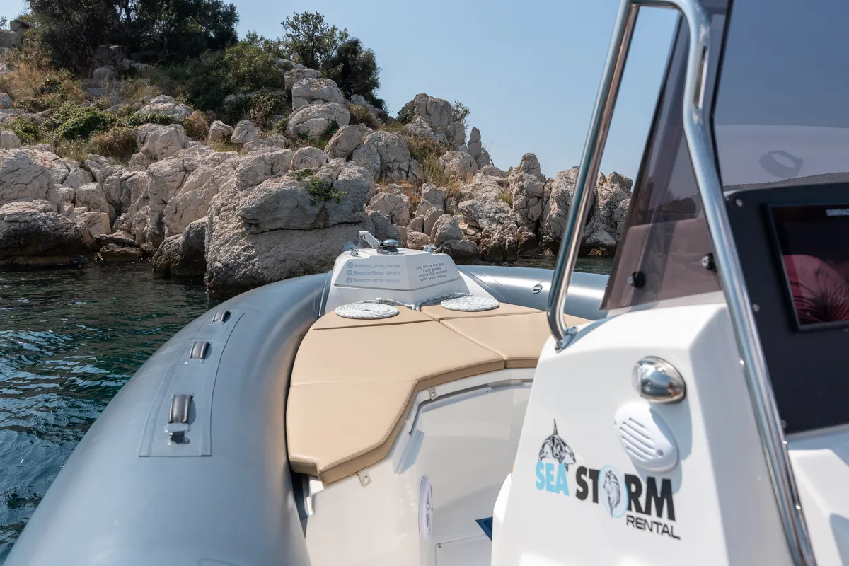 Marlin, a Marlin 790 Dynamic motorboat at Grad Trogir, Croatia