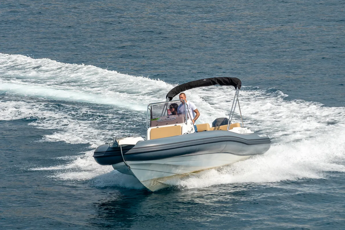 Marlin, a Marlin 790 Dynamic motorboat at Grad Trogir, Croatia