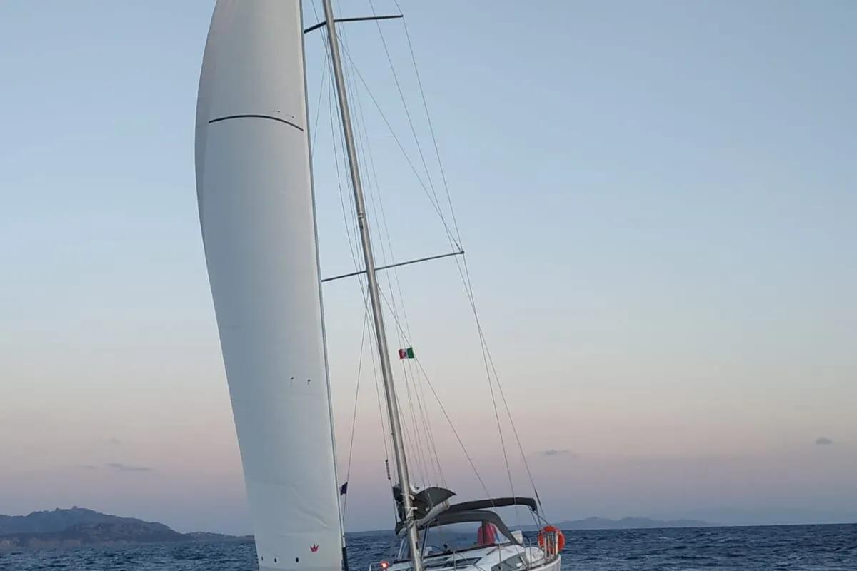 Holiday Planet, a Dufour 520 GL sailboat at Palermo, Italy