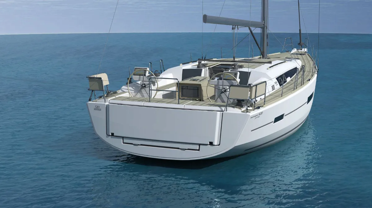 Holiday Planet, a Dufour 520 GL sailboat at Palermo, Italy