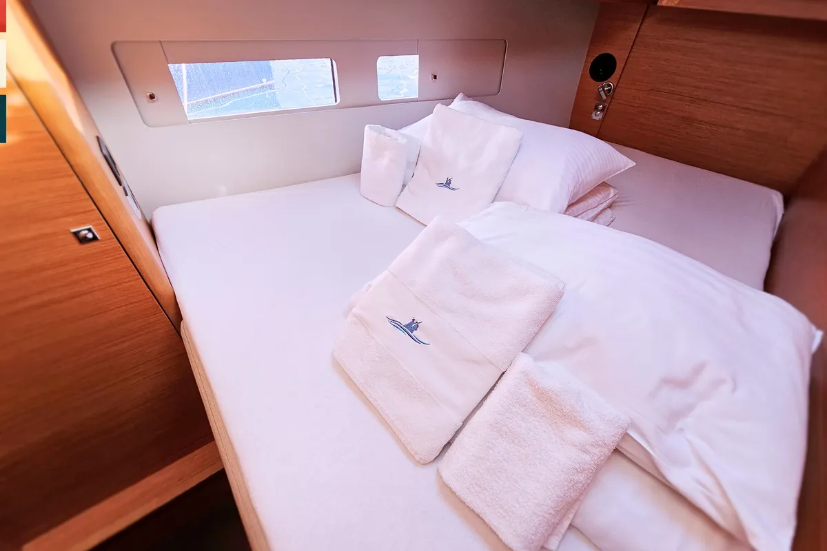 Cabin on Dufour 530, a sailboat at Kaštela, Croatia