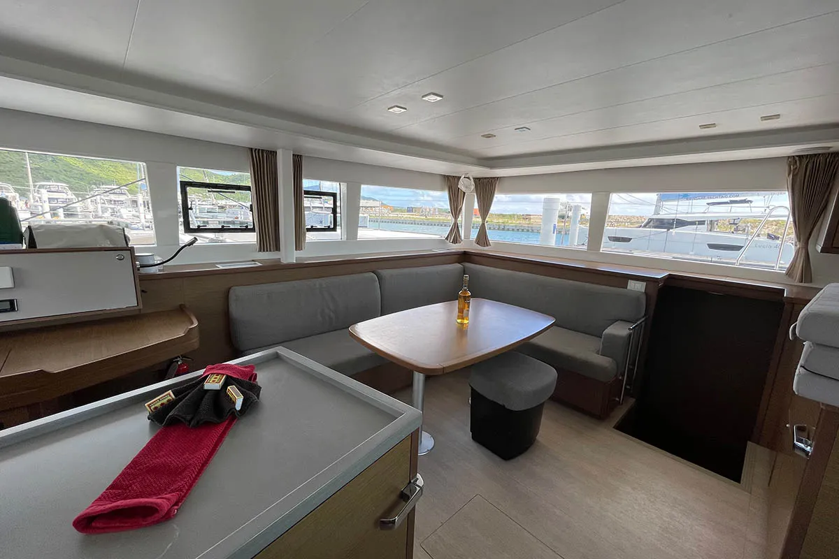 Island Queen, a Lagoon 450 F catamaran at Seget Donji, Croatia