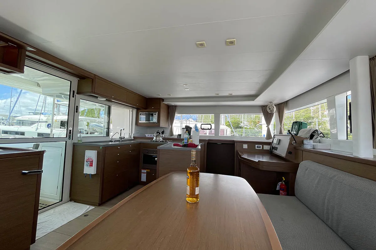 Island Queen, a Lagoon 450 F catamaran at Seget Donji, Croatia