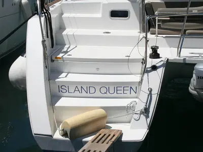 Island Queen, a Lagoon 450 F catamaran at Seget Donji, Croatia