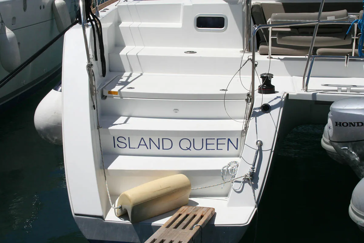 Island Queen, a Lagoon 450 F catamaran at Seget Donji, Croatia