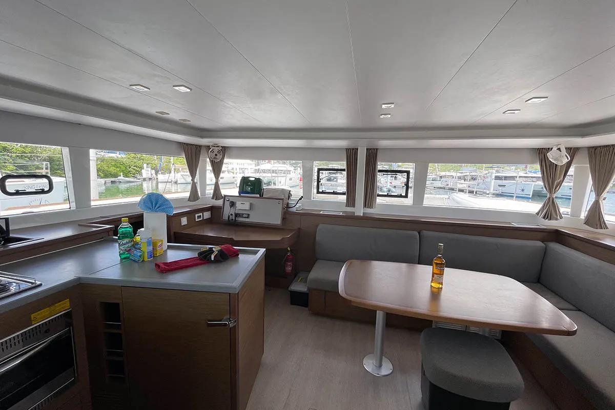 Island Queen, a Lagoon 450 F catamaran at Seget Donji, Croatia