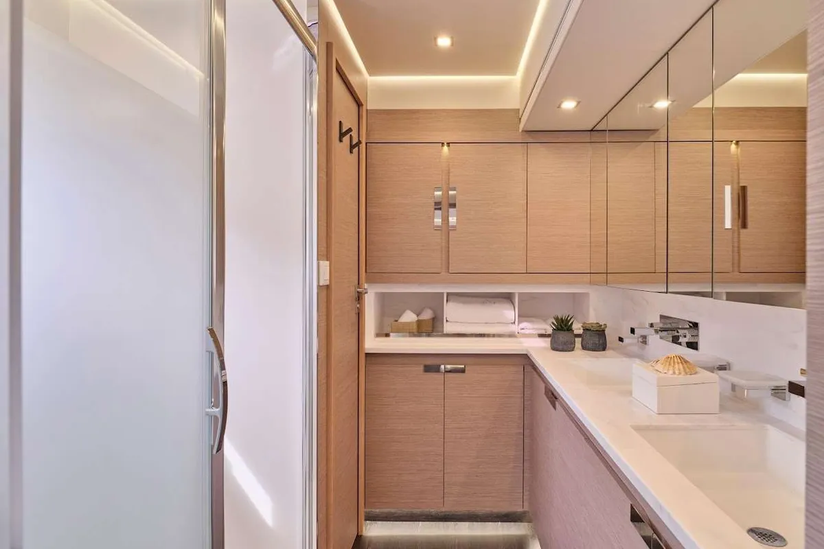 Dolly, a Fountaine Pajot Alegria 67 catamaran at Municipal Unit of Nea Peramos, Greece