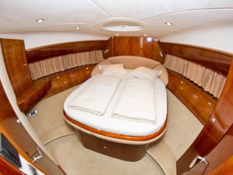 Cabin on Cool, a Princess V 58 motorboat at Primošten, Croatia