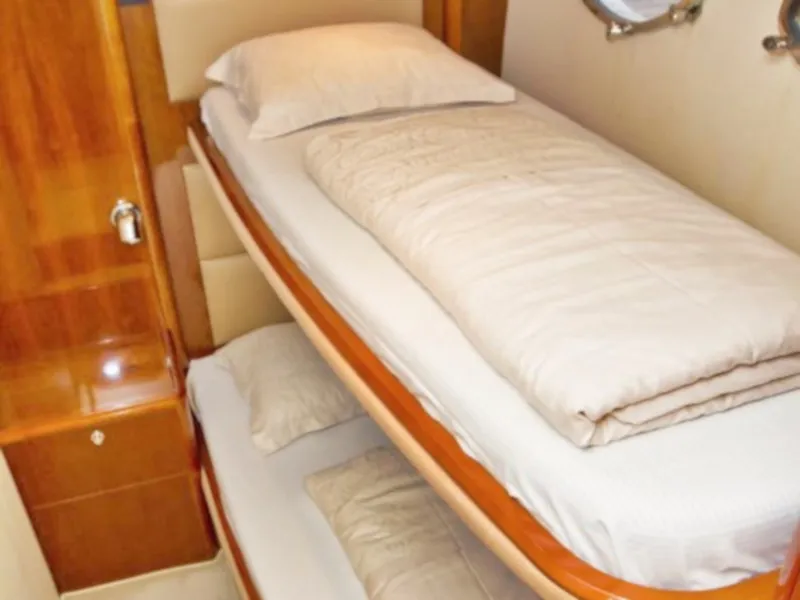 Cabin on Cool, a Princess V 58 motorboat at Primošten, Croatia