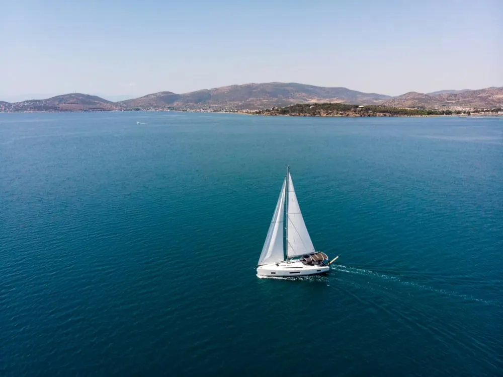 Layla, a Beneteau Oceanis 46.1 sailboat at Volos, Greece