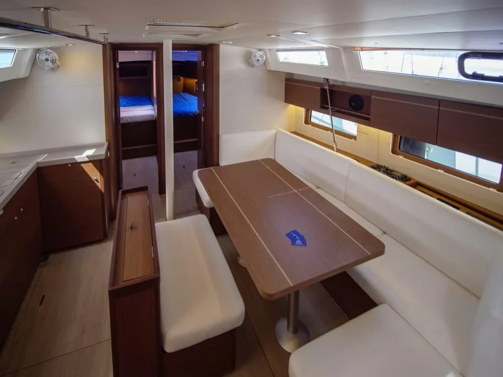 Layla, a Beneteau Oceanis 46.1 sailboat at Volos, Greece