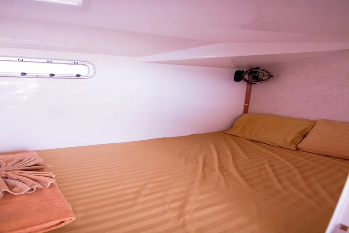 Cabin on Sunrise, a Island Spirit 38 catamaran at Baan Salak Phet, Thailand