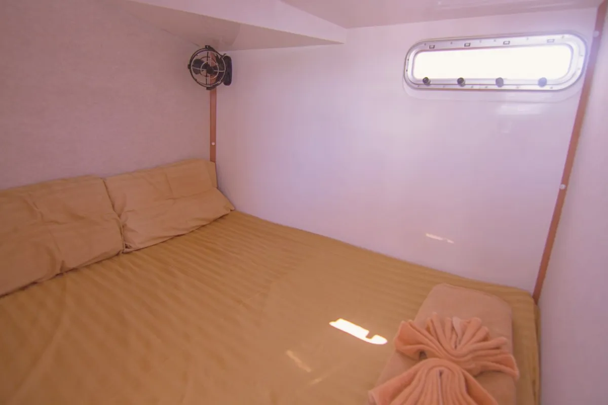 Cabin on Sunrise, a Island Spirit 38 catamaran at Baan Salak Phet, Thailand