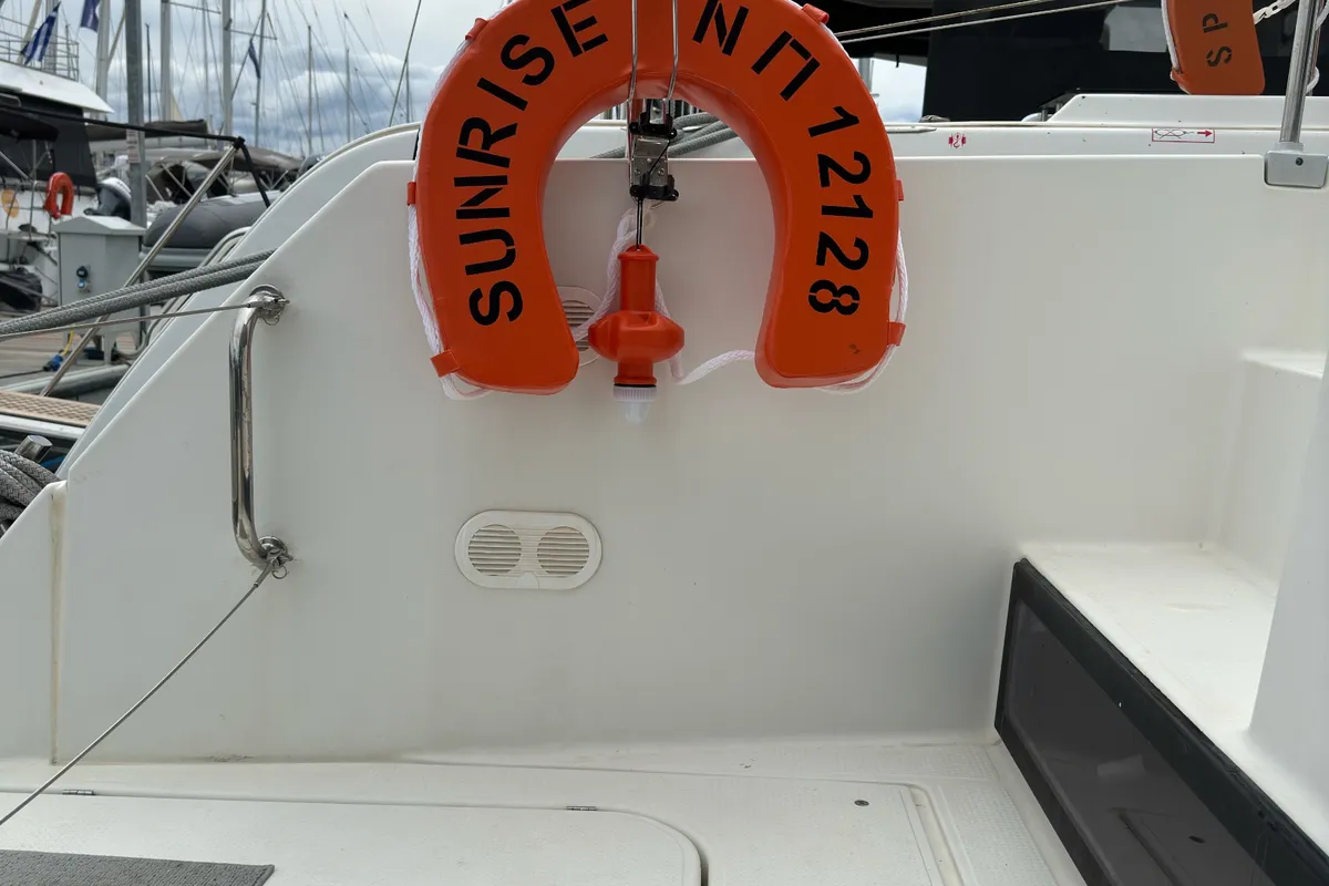 SUNRISE, a Fountaine Pajot Helia 44 catamaran at Municipal Unit of Lefkada, Greece