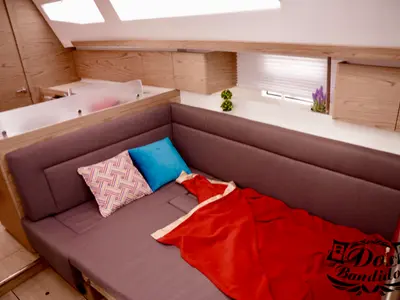 Galley of Dos Bandidos, a Elan Impression 40 sailboat at Zadar, Croatia