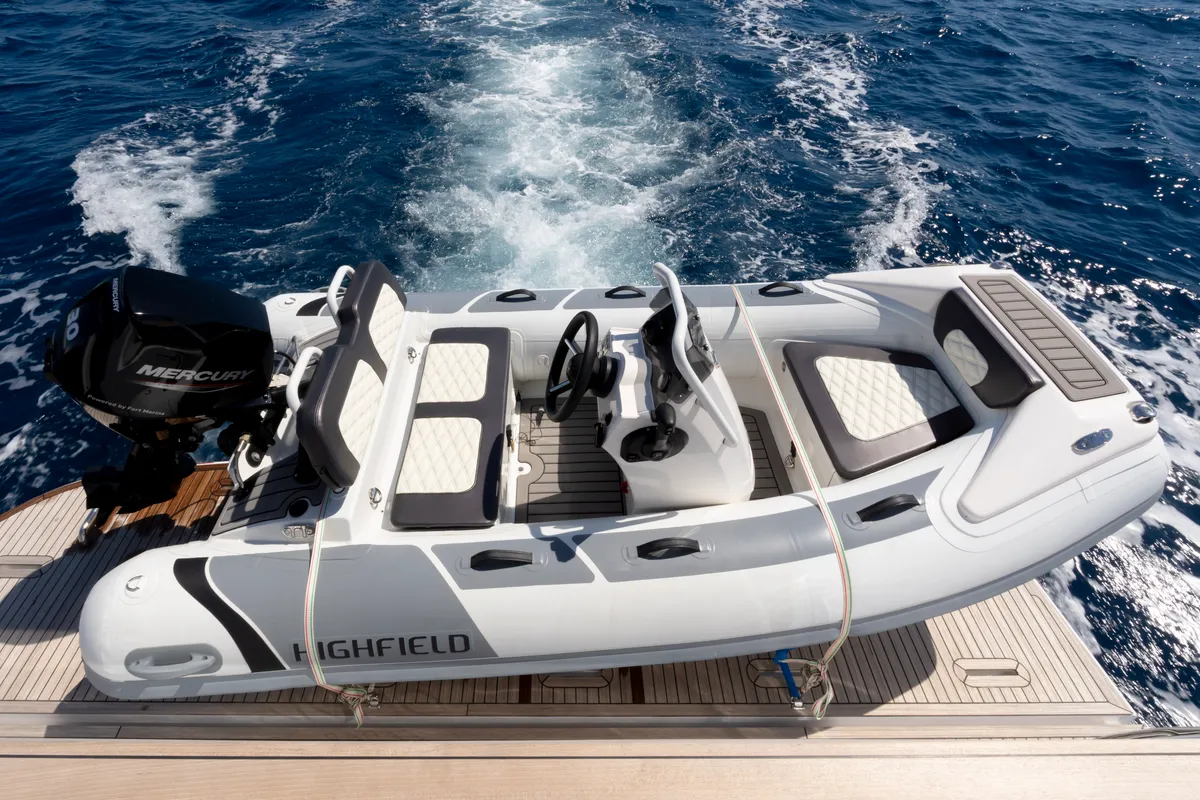 Olivia, a Azimut Magellano 60 motorboat at Grad Šibenik, Croatia